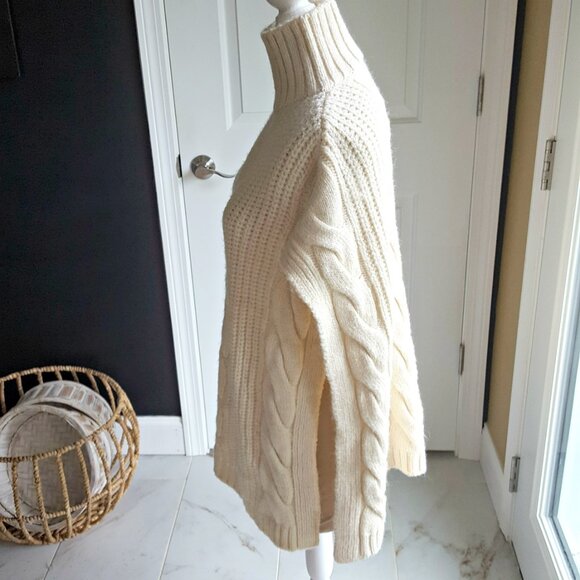 CHUNKY Oversized PULLOVER Cable KNIT SWEATER By ZARA - Picture 3 of 6